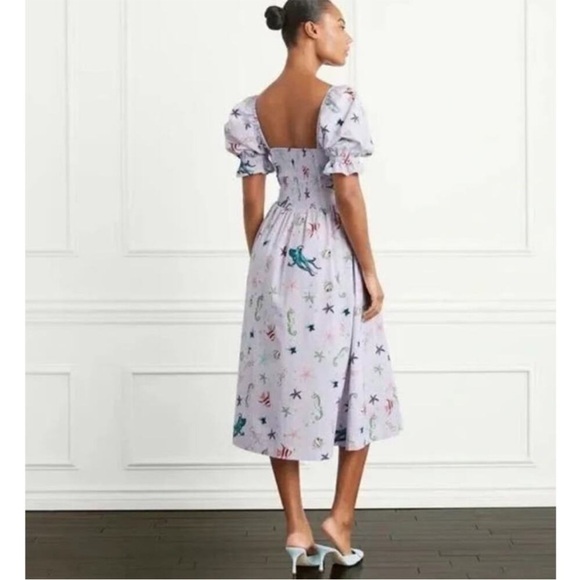 Hill House The Ophelia Dress in Sea Creatures Size Small - Picture 2 of 3